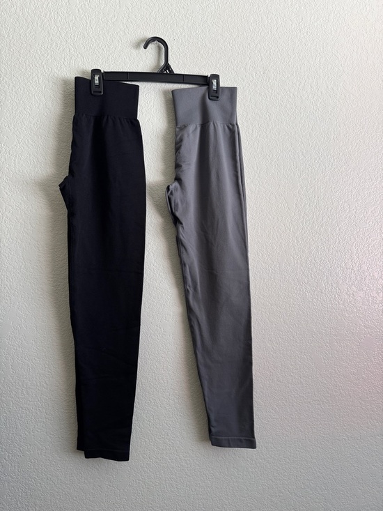 OQQ Denim - Women’s High-Rise Jeggings - Black & Gray Size Medium